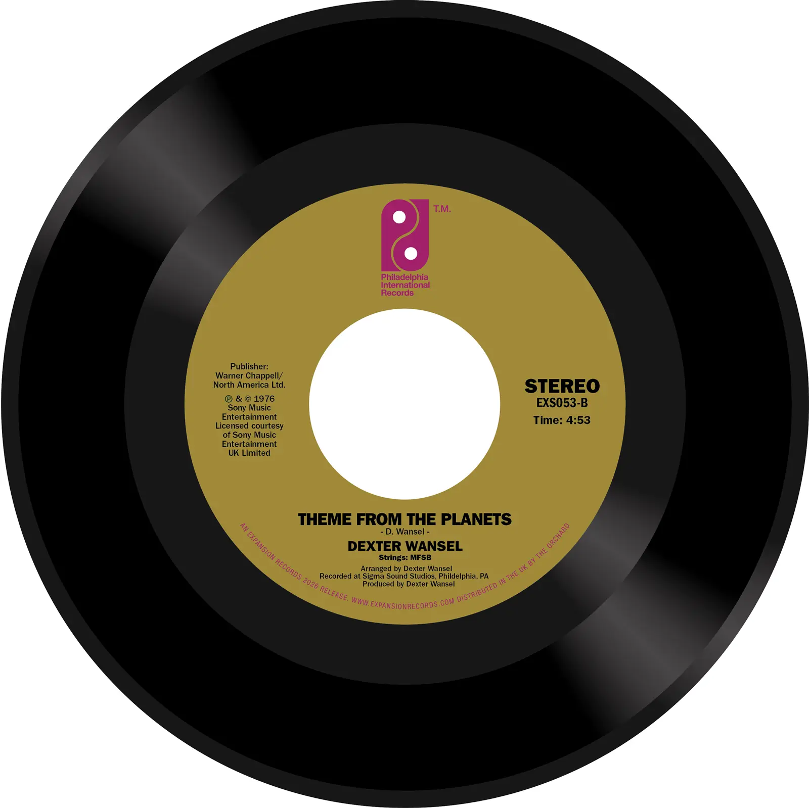 DEXTER WANSEL - A The Sweetest Pain (5:42) Feat. Terri Wells / B Theme From The Planets (4:53) 1