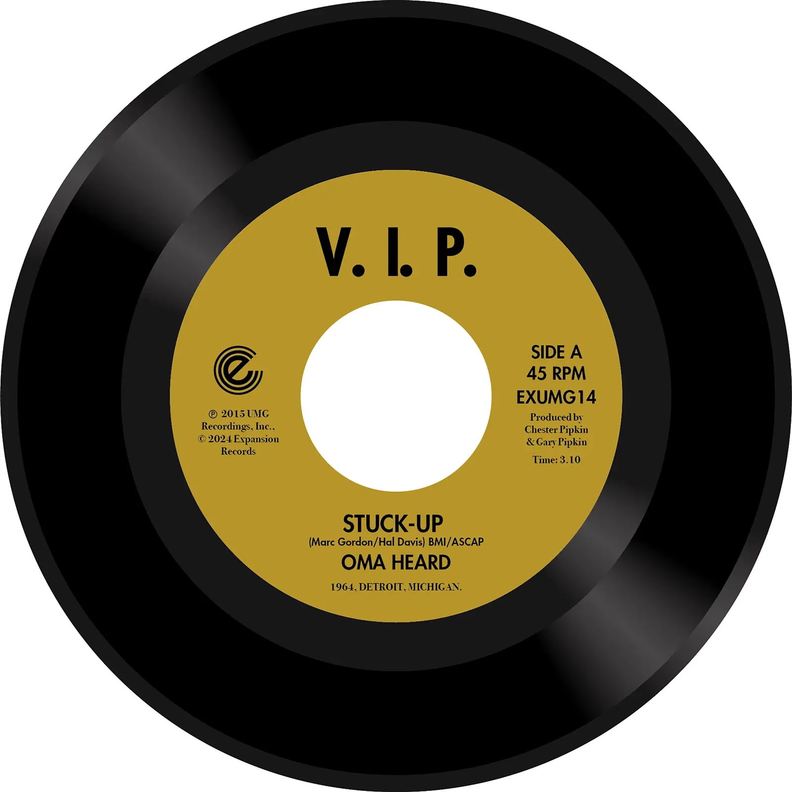 Oma Heard (45rpm) record  0