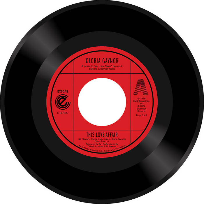 Gloria Gaynor - This Love Affair. 7" single record.