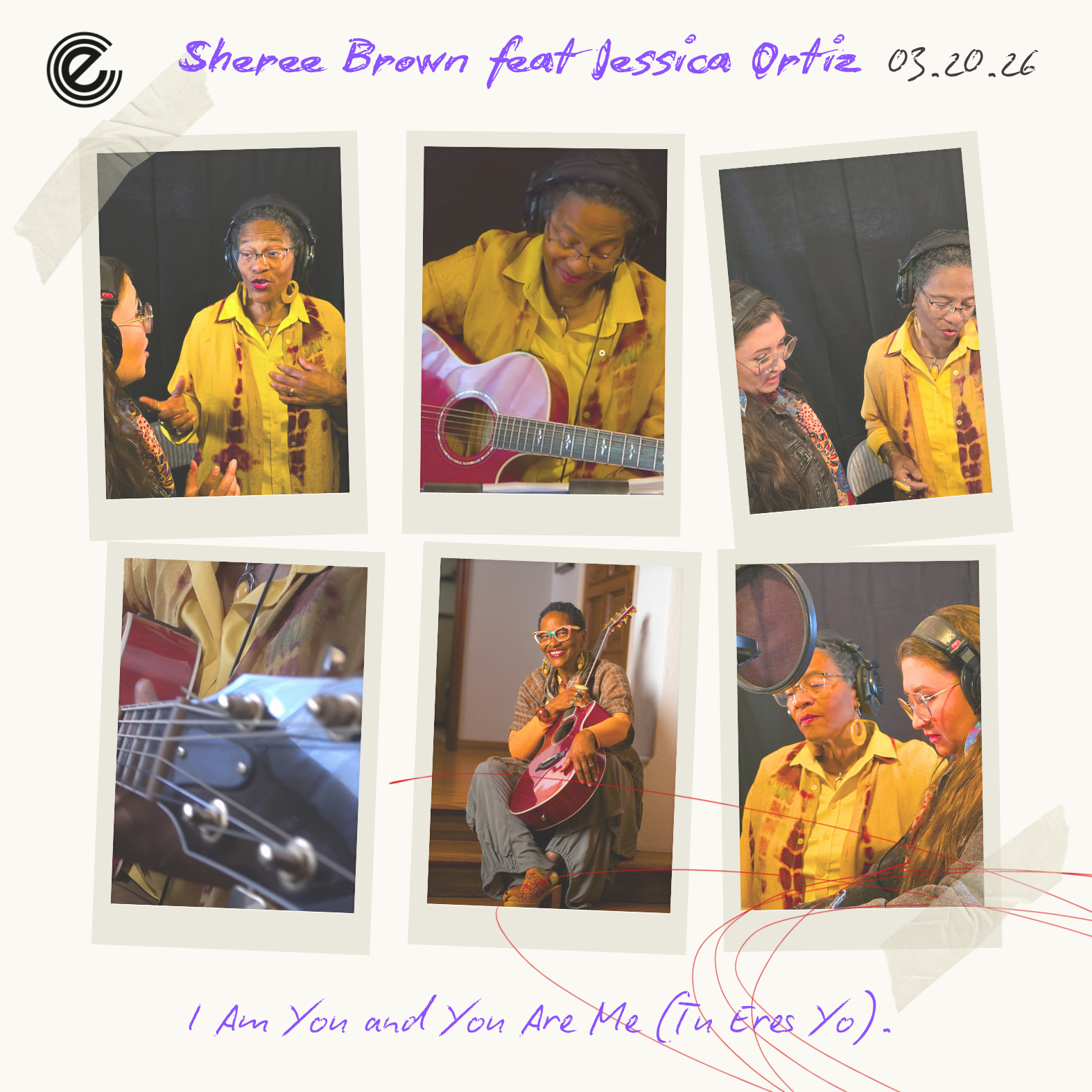Sheree Brown featuring Jessica Ortiz - I Am You And You Are Me (Tu Eres Yo). Digital Single Record.