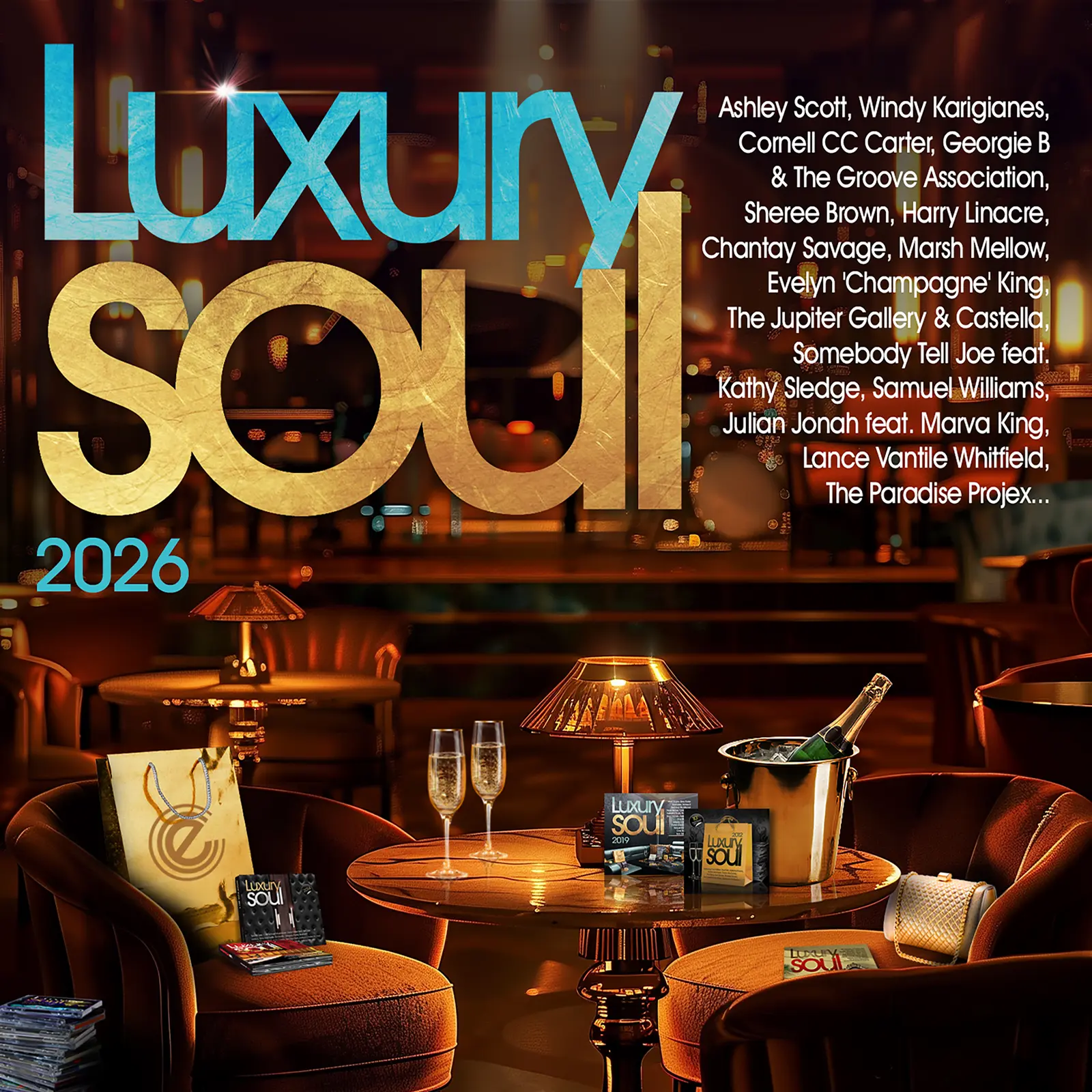 Luxury Soul 2026. Various artists - CD album record triple pack.