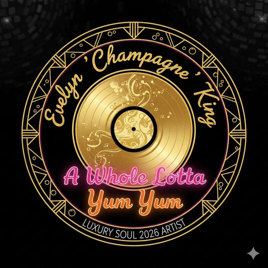 Evelyn "Champagne" King - A Whole Lotta Yum Yum. Single record featured as part of Luxury Soul 2026