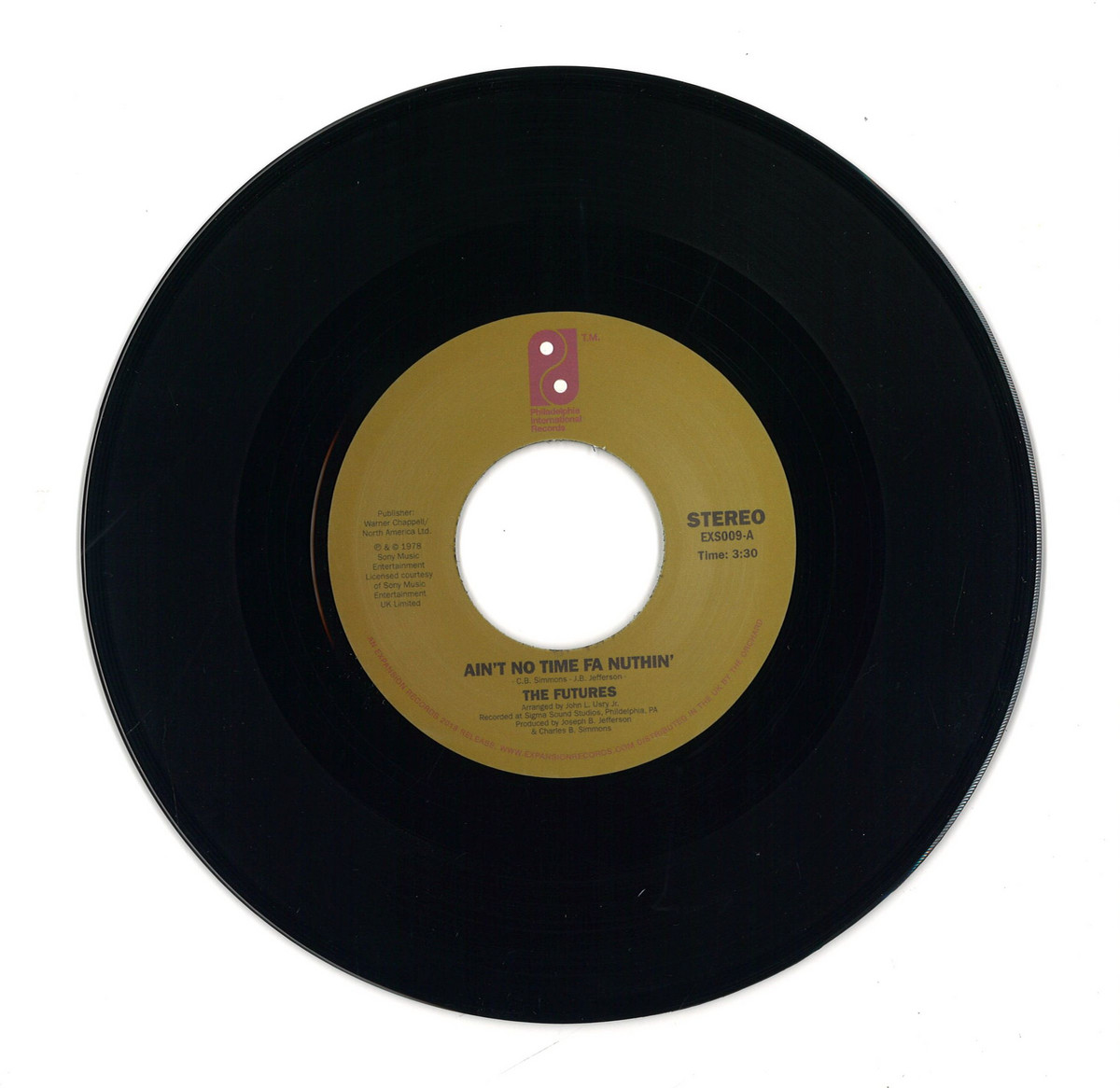 Ain't No Time Fa' Nuthin' / Party Time Man. The Futures. 7 inch vinyl single record.